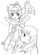 Cardcaptor Sakura Coloring Page